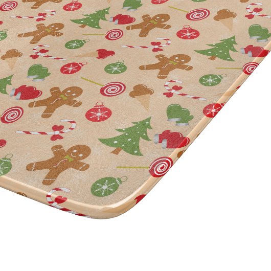 Gingerbread Man Schneidebrett (Ecke)