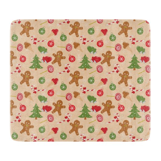 Gingerbread Man Schneidebrett (Vorderseite)