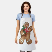 Gingerbread Man Schürze (Getragen)