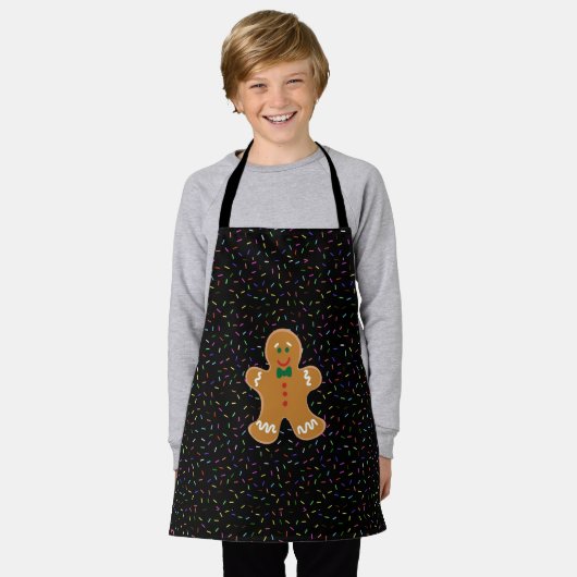 Gingerbread Man Schürze (Getragen)