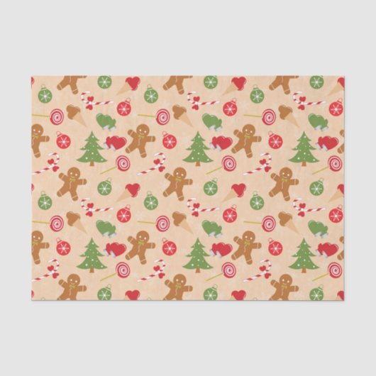 Gingerbread Man Seidenpapier (Vorderseite)
