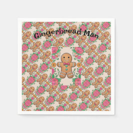 Gingerbread Man Serviette