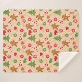 Gingerbread Man Sherpadecke (Vorderseite (Horizontal))