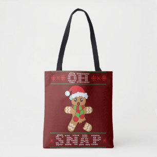 Gingerbread Man Shirt Geschenk Oh schläfchen Weihn Tasche