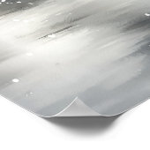 Gingerbread Man Skating Print Christmas Art Poster (Ecke)