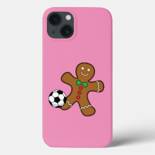 Gingerbread Man spielt Fußball Case-Mate iPhone Hülle