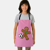 Gingerbread Man spielt Fußball Schürze (Insitu)