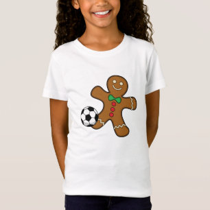 Gingerbread Man spielt Fußball T-Shirt