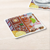 GINGERBREAD MAN Square Paper Untersetzer (angewinkelt)
