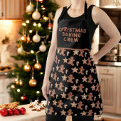 Gingerbread Man, Star & Candy Cane Cookie Muster Schürze