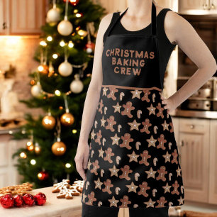 Gingerbread Man, Star & Candy Cane Cookie Muster Schürze