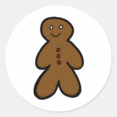 Gingerbread Man Sticker (Vorderseite)