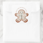 Gingerbread Man Sticker (Tasche)