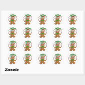 Gingerbread Man Sticker (Blatt)