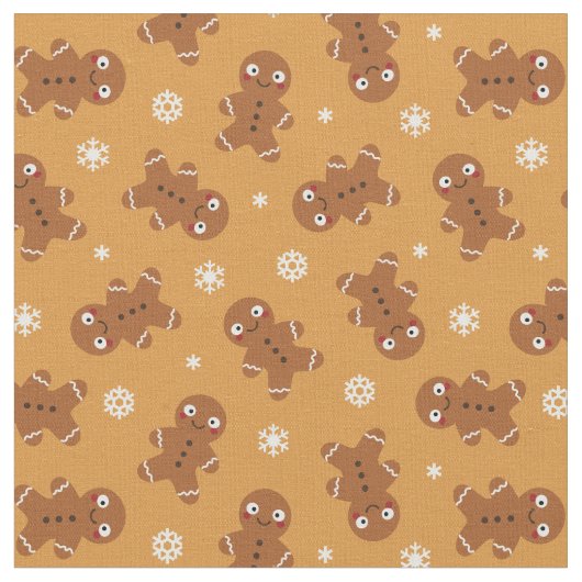 Gingerbread Man Stoff (Nahaufnahme)