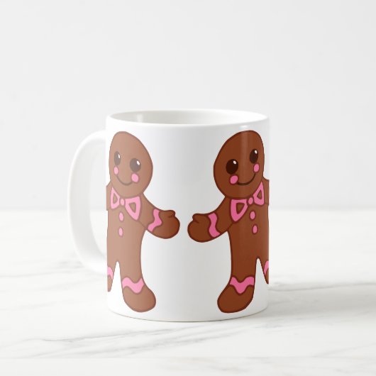 Gingerbread Man Tasse (Vorderseite Links)