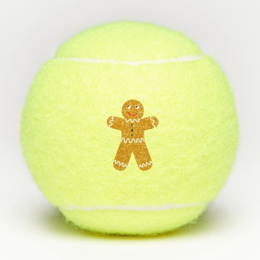 Gingerbread Man Tennisbälle (Vorderseite)