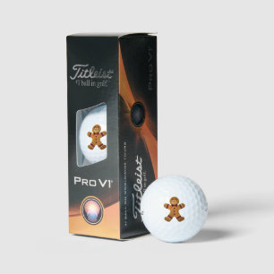 Gingerbread Man Titleist Pro V1 Golfbälle