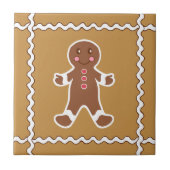 Gingerbread Man Trivet Tile Fliese (Vorderseite)