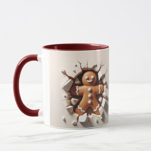 Gingerbread Man Weihnachten Tasse (Links)