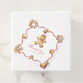 Gingerbread Man | Weihnachts-Baby Shower Geschenkanhänger (Beispiel)