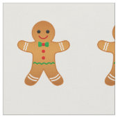 GINGERBREAD MAN - Weihnachtsfabrik Stoff (Nahaufnahme)