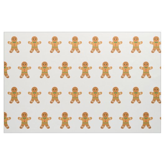 GINGERBREAD MAN - Weihnachtsfabrik Stoff (Fat Quarter (45,7 x 55,9 cm))