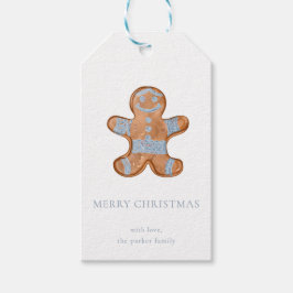 Gingerbread Man Weihnachtsgeschenke Tags Geschenkanhänger