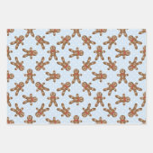Gingerbread Man Weihnachtskoch Geschenkpapier Set (Vorderseite 2)