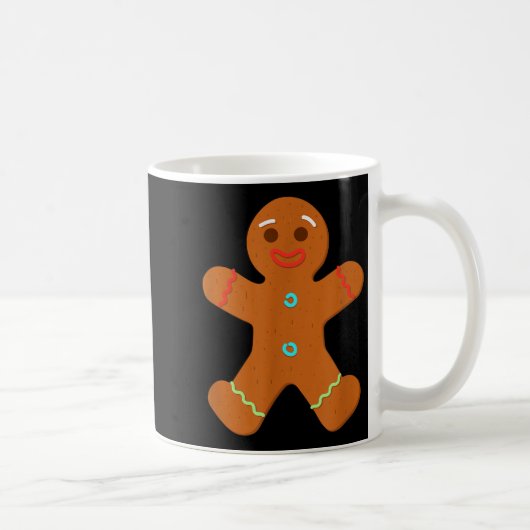 Gingerbread Man Weihnachtsplätzchen Backen Kaffeetasse (Rechts)