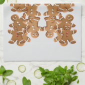 Gingerbread Man Weihnachtsplätzchen Urlaub Backen  Geschirrtuch (Gefaltet)