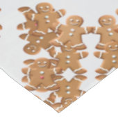 Gingerbread Man Weihnachtsplätzchen Urlaubsbacken Tischdecke (Schrägansicht)