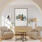 Gingerbread Man Winter Adventure Poster