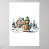 Gingerbread Man Winter Adventure Poster (Vorne)
