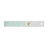 Gingerbread Man Wrap Around Label - Weihnachten (Person)
