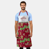 Gingerbread Mann Backen Weihnachtsgebäck Erinnerun Schürze (Getragen)