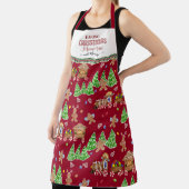 Gingerbread Mann Backen Weihnachtsgebäck Erinnerun Schürze (InSitu)