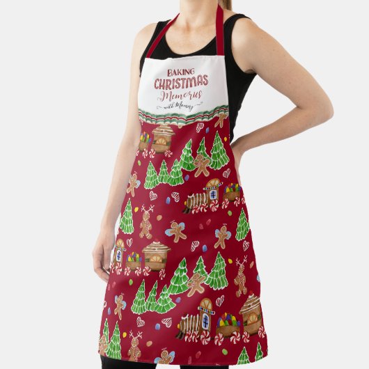 Gingerbread Mann Backen Weihnachtsgebäck Erinnerun Schürze (InSitu)