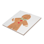 Gingerbread-Mann Dekoration Fliese (Seite)