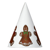 Gingerbread Mann Frau Weihnachtskekse Urlaub Partyhütchen (Links)