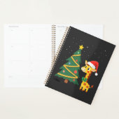 Gingerbread Mann Giraffe Weihnachtsmann Hut Weihna Planer (Anzeige)