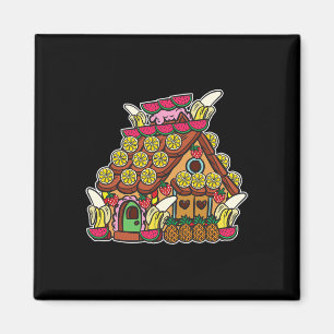 Gingerbread-Mann in Badehose Weihnachten in Ju Magnet