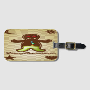 Gingerbread-Mann-Keks Gepäckanhänger