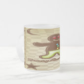 Gingerbread-Mann-Keks Mattglastasse (Vorderseite Links)