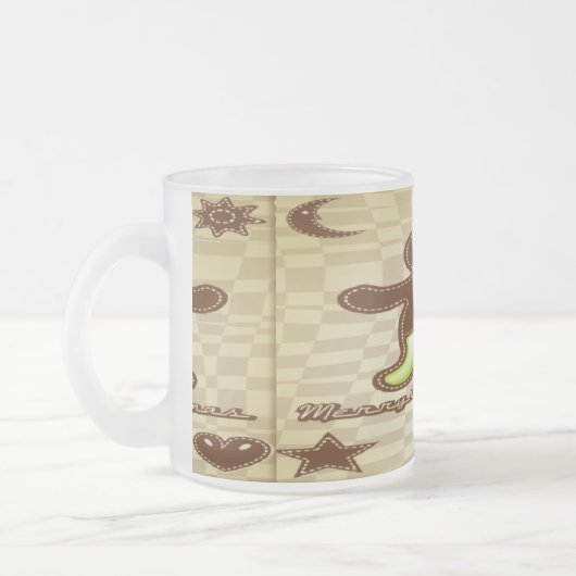 Gingerbread-Mann-Keks Mattglastasse (Links)