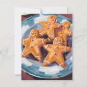Gingerbread-Mann Kekse | Frohe Weihnachten (Vorderseite)