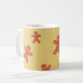Gingerbread-Mann-Muster Kaffeetasse (Vorderseite Links)