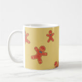 Gingerbread-Mann-Muster Kaffeetasse (Links)