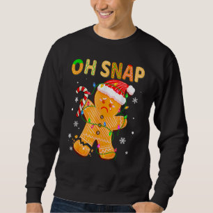 Gingerbread-Mann Oh Snap Weihnachtsplätzchen-Kostü Sweatshirt