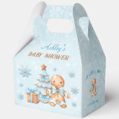 Gingerbread Mann Weihnachtsdusche Große Gabel Geschenkschachtel (Rückseite)